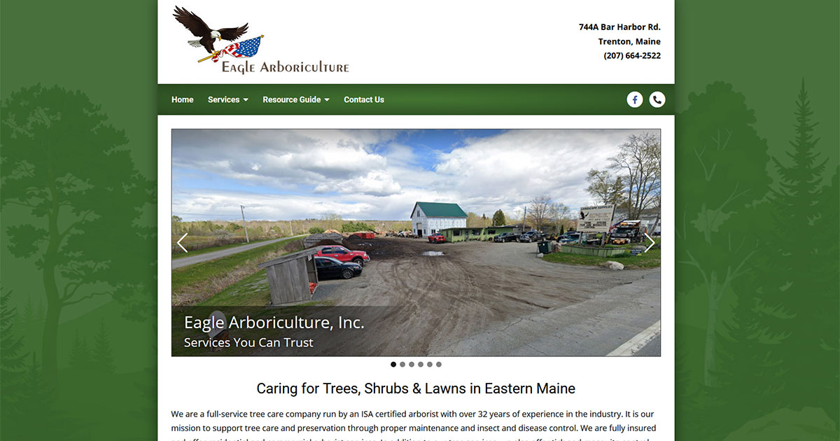 Eagle Arboriculture ISA Certified Arborist Tree Care Tick, Mosquito and Browntail Moth
